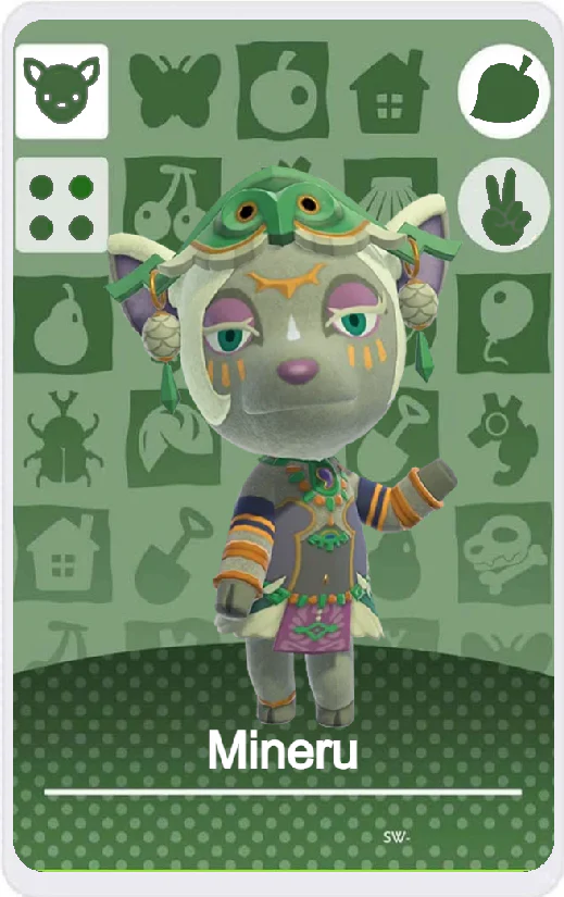 Mineru - Villager NFC Card for Animal Crossing New Horizons Amiibo