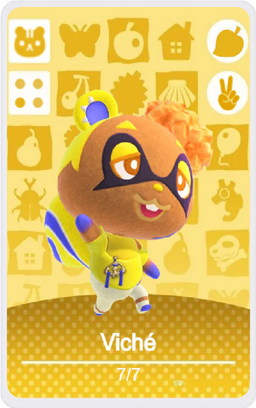 Viché - Villager NFC Card for Animal Crossing New Horizons Amiibo